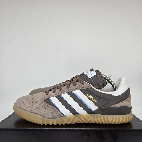 adidas Busenitz Indoor Men\'s Super Earth Strata Crystal White Shoes Size 11.5
